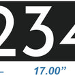 Load image into Gallery viewer, Modern Black Curb Number