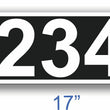 Load image into Gallery viewer, Black Curb Number-Arial