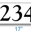 Load image into Gallery viewer, White Curb Number-Goudy