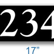 Load image into Gallery viewer, Black Curb Number-Goudy