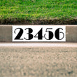 Load image into Gallery viewer, painted curb numbers