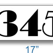 Load image into Gallery viewer, White Curb Number-Broadway