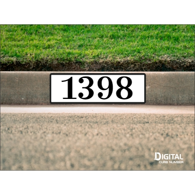 White Curb Number