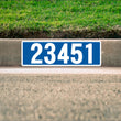 Load image into Gallery viewer, Blue Curb Number