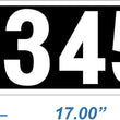 Load image into Gallery viewer, Black Curb Number