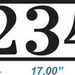 Load image into Gallery viewer, White Curb Number