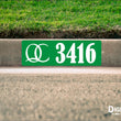 Load image into Gallery viewer, Quail Creek Logo White Lettering with Green Background