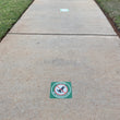 Load image into Gallery viewer, No Pooping Dog Aluminum Peel and Stick Sidewalk/Curb Sign