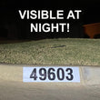 Load image into Gallery viewer, White Curb Number