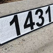 Load image into Gallery viewer, White Curb Number-Arial