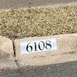Load image into Gallery viewer, White Curb Number-Goudy