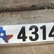 Load image into Gallery viewer, Texas Curb Number