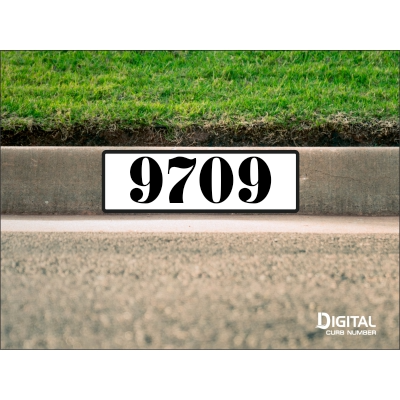 White Curb Number