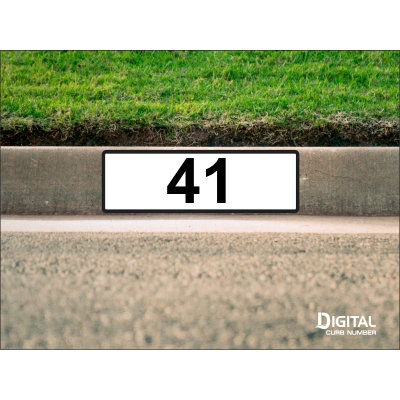 White Curb Number