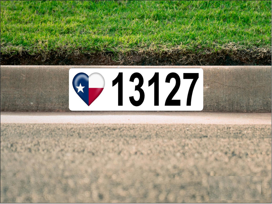 Texas curb number