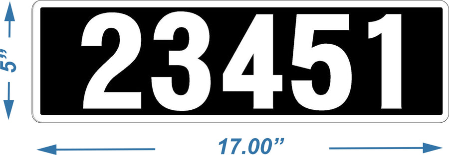 Black Curb Number